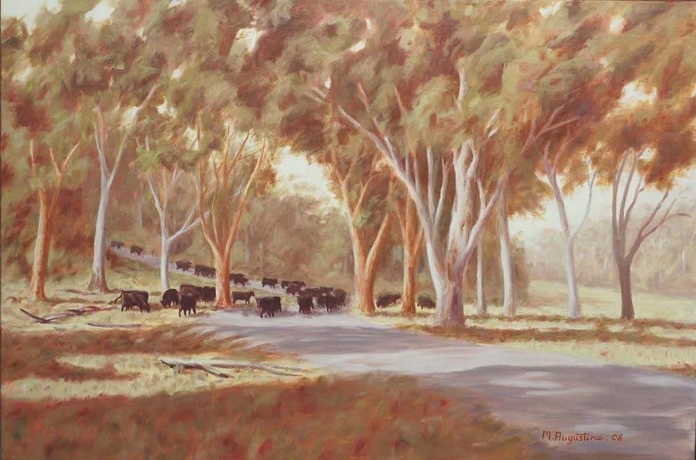 Roaming around 61x91cm Sold
